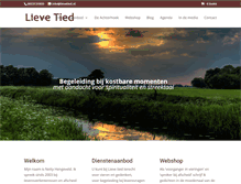 Tablet Screenshot of lievetied.nl